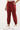 Red Six Pocket Cargo Paants