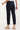 Blue Cropped Denim Straight Pants