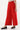 Red Flared Pants with Smoked Waistbelt