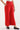 Red Flared Pants with Smoked Waistbelt