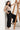 Black Flared Pants with Smoked Waistbelt