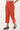 Rust Orange Cropped Crinkle Culottes