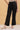 Black Boot Cut Fir Straight Pants