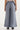 Blue Denim Pintuck Flared Pants