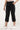 Black Eight Pockets Cropped Cargo