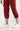 Red Eight Pockets Cropped Cargo