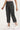 Black Six Pockets Cropped Cargo Pants