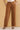 Brown Pintuck Parallel Pants