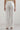 White Solid Rayon Straight Trousers &amp; Pants