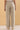 Beige Pintuck Parallel Pants