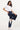 Blue Eight Pockets Cotton Cargo