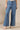 Light Blue Cotton Denim Flared Pants