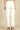 White Solid Pure Cotton Straight Trousers &amp; Pants