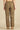 Brown Yarn Dyed Zari Straight Trousers &amp; Pants