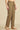 Brown Yarn Dyed Zari Straight Trousers &amp; Pants