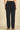 Blue Solid Cotton Blend Straight Trousers &amp; Pants