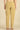 Beige Solid Cotton Blend Straight Trousers &amp; Pants