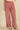 Pink Solid Straight Trousers &amp; Pants