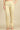 Off White Yarn Dyed Zari Cotton Blend Straight Trousers &amp; Pants