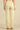 Off White Yarn Dyed Zari Cotton Blend Straight Trousers &amp; Pants