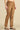 Gold Solid Straight Trousers &amp; Pants