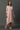 Pink Asymetrical Stripe Printed Cotton Kurta