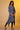 Blue Asymmetrical Floral Printed Kurta