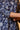 Blue Asymmetrical Floral Printed Kurta
