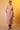 Almond Beige Stripe Flared Kurta