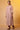Almond Beige Stripe Flared Kurta