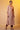 Almond Beige Stripe Flared Kurta