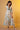 White Flared Floral Printed Kurta