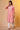 Peach Pink Embroidered Yoke Kurta