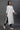White Mandarin Collar Casual Kurta
