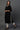 Black Mandarin Collar Casual Kurta