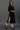 Black Mandarin Collar Casual Kurta