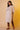 Off-White and Beige Stripe Printed Cotton Kurta with Embroidery