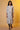 Beige and Blue Floral Printed Kurta