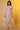 White Flared Kurta with Floral Print