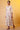 White Flared Kurta with Floral Print