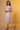 White Straight Organza Kurta with Pink Floral Print