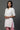 White Sequined Short Fusion Kurti
