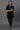 Black Sequined Short Fusion Kurti