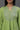 Green Geometric Printed A-line Kurti