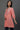 Pink Geometric Printed A-line Kurti