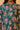 Green Floral Printed Short Kurti