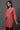 Burnt Coral Zari Embroidered Short Kurti