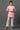 Pink Cotton Casual Smart Kurti