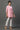 Pink Cotton Casual Smart Kurti