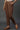 Brown Rayon Flax Trouser Pants